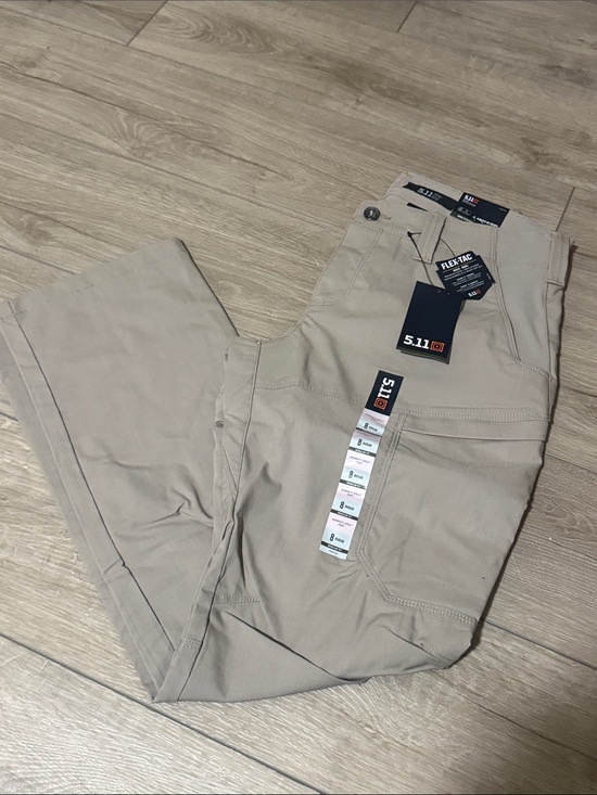 5.11 Tactical Pants - 5.11 Tactical Tactical woman’s Khaki APEX Flex-Tac Pants- regular length